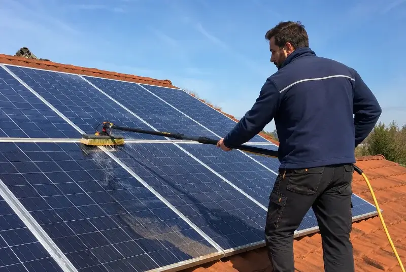 Nettoyage et entretien de panneaux solaires à Saint-Sever